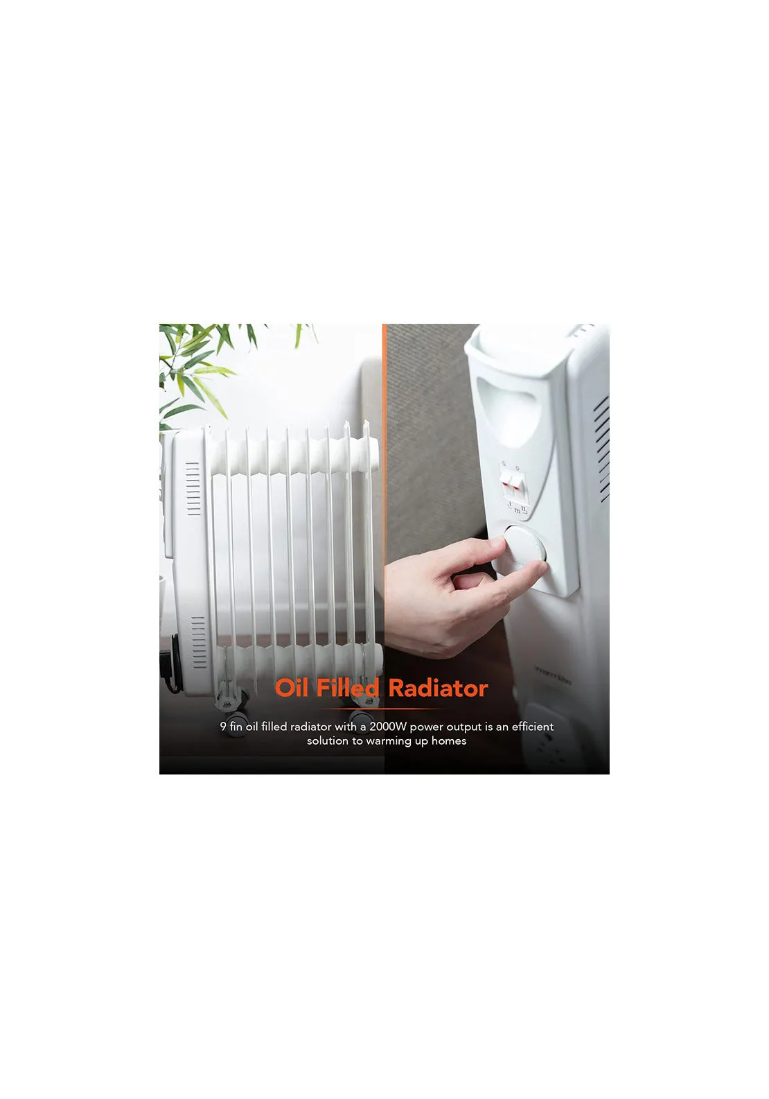 2000W Oil Filled Radiator | WL43004YW