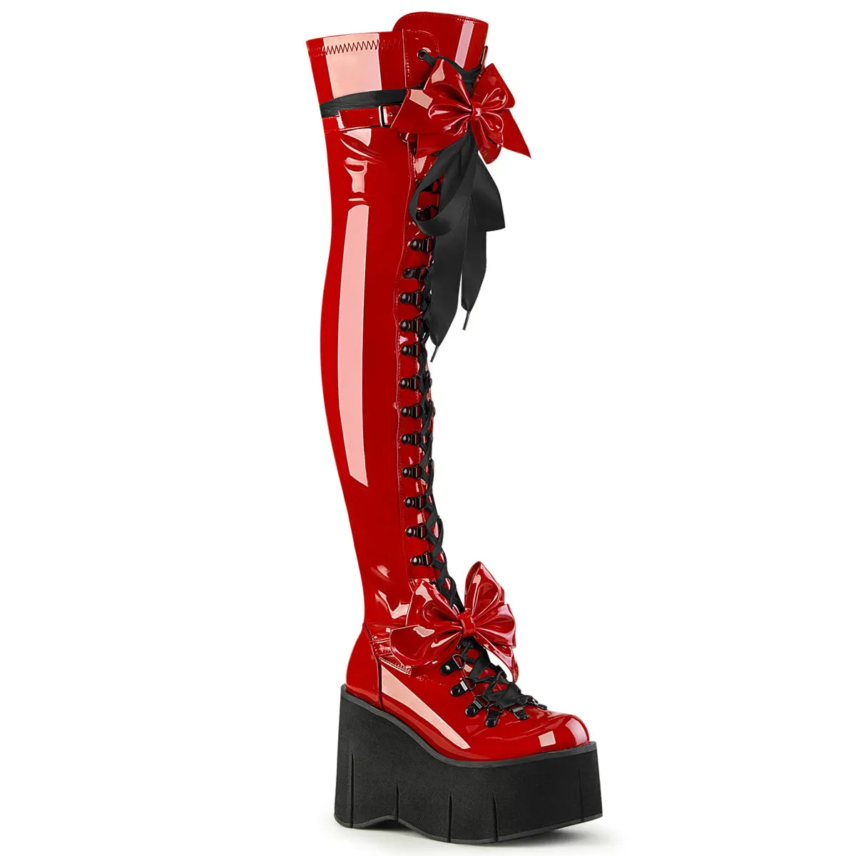 4 Inch Platform KERA-303 Red Patent