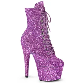 7 Inch Heel ADORE-1020GWR Lavender Glitter