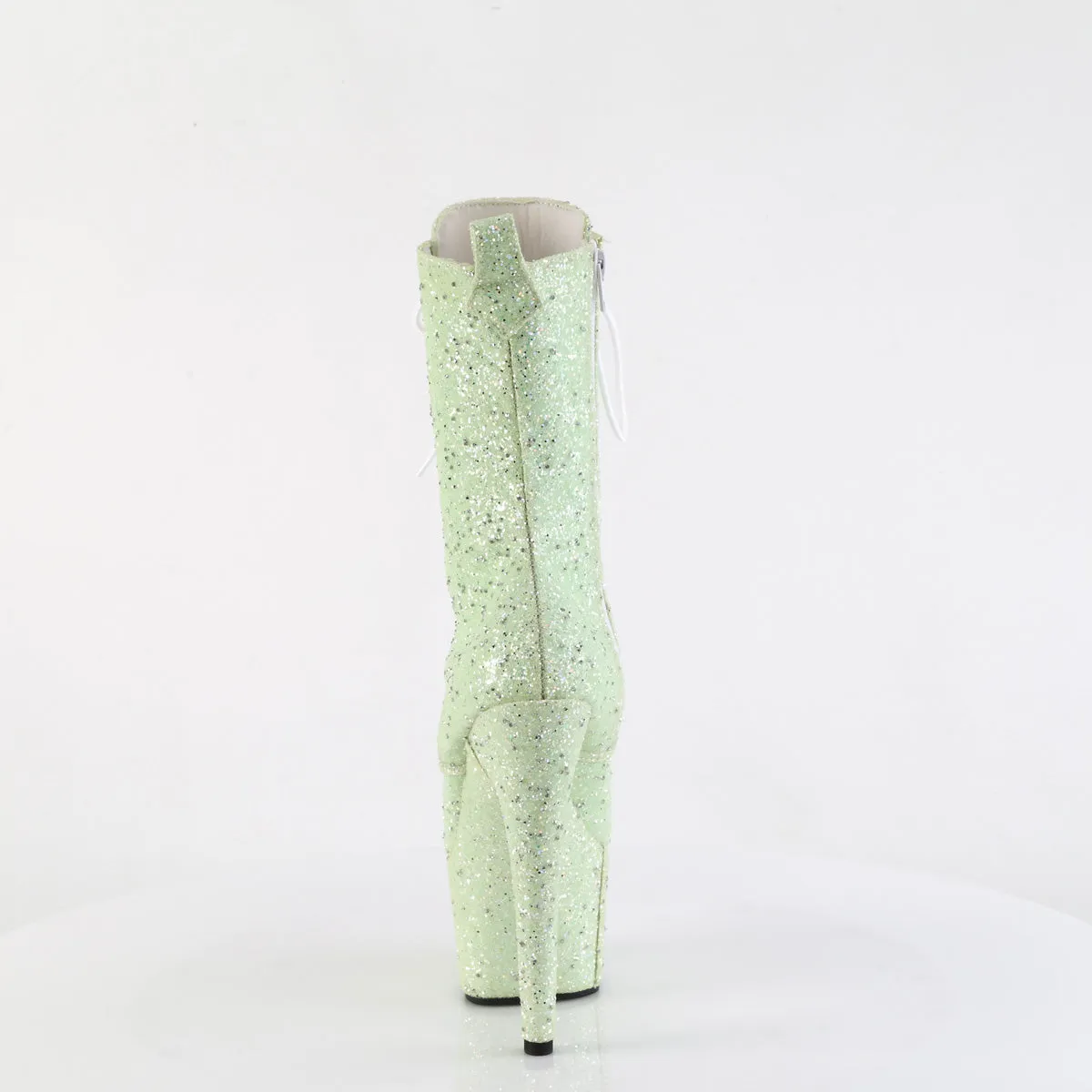 7 Inch Heel ADORE-1040GR Mint Glitter