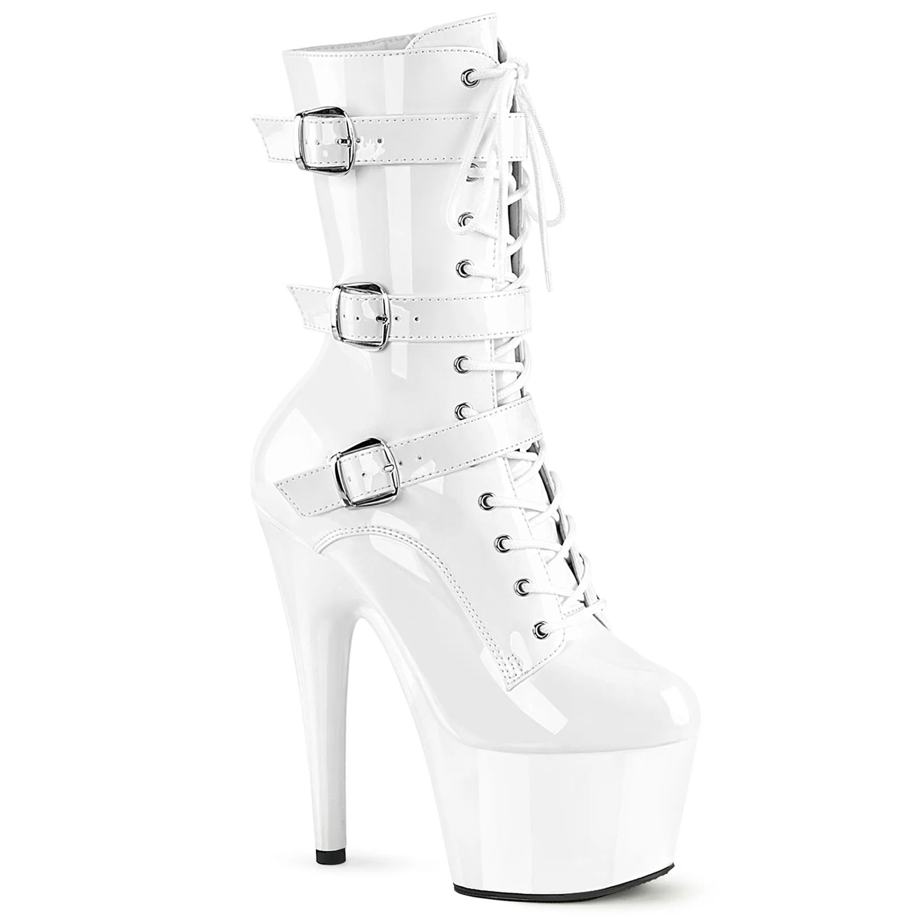 7 Inch Heel ADORE-1043 White Patent