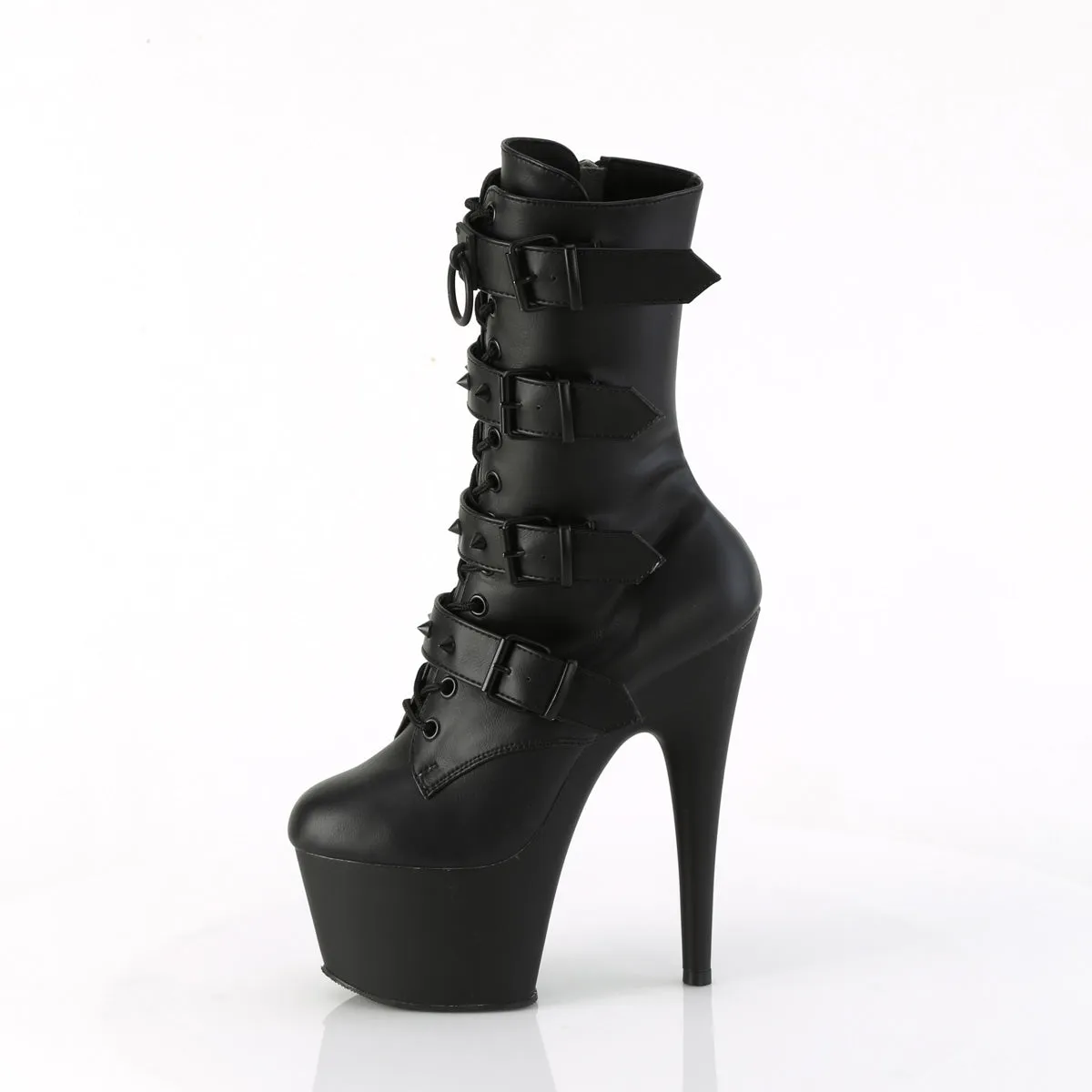 7 Inch Heel ADORE-1046 Black Pu