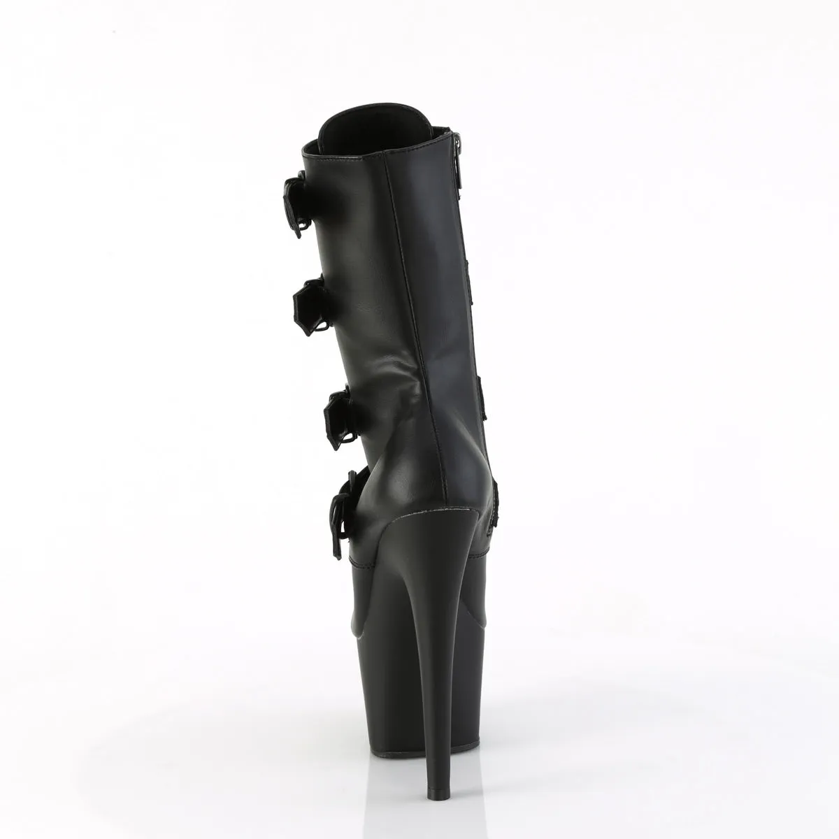 7 Inch Heel ADORE-1046 Black Pu