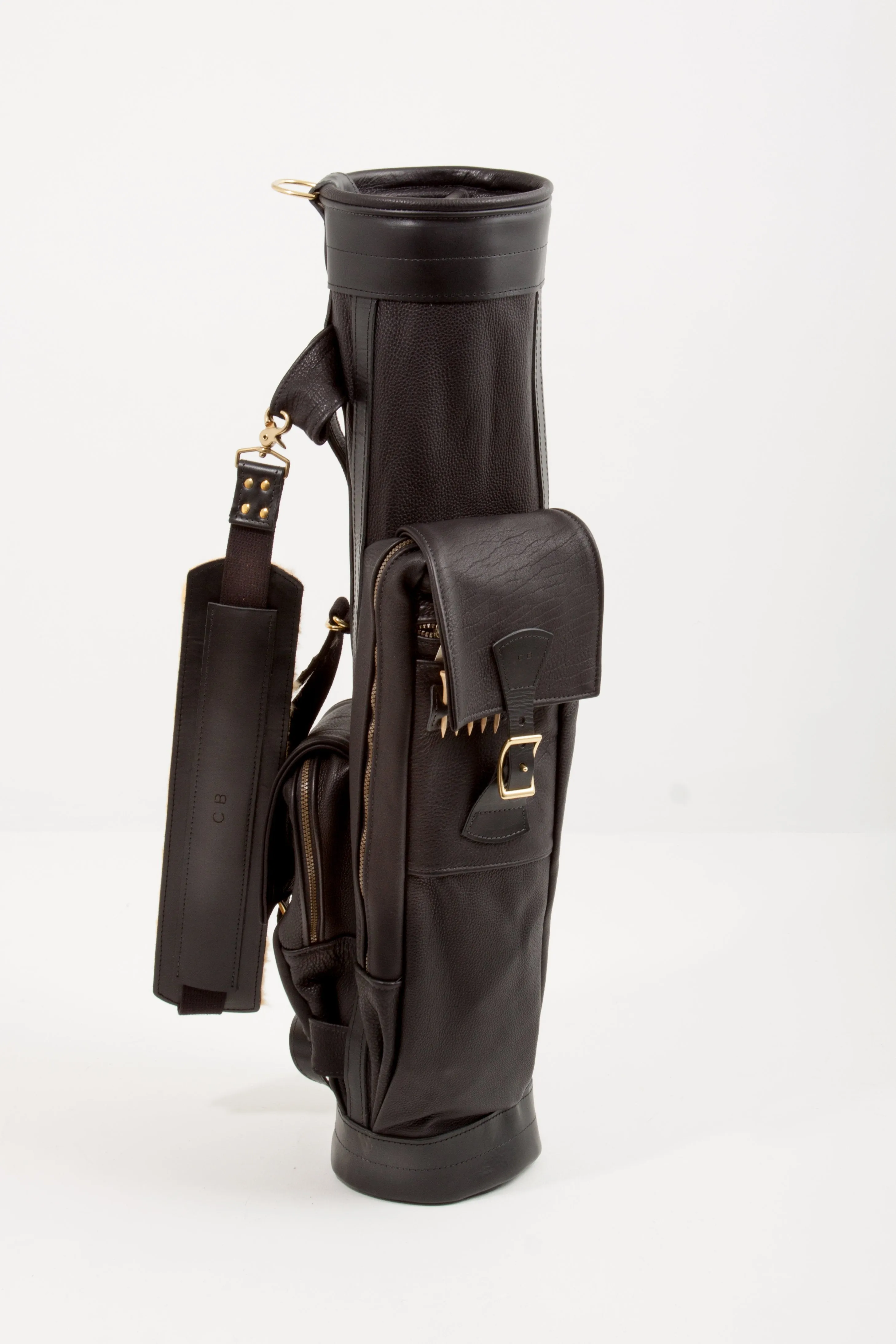 8 Premium Leather Airliner Style Golf Bag