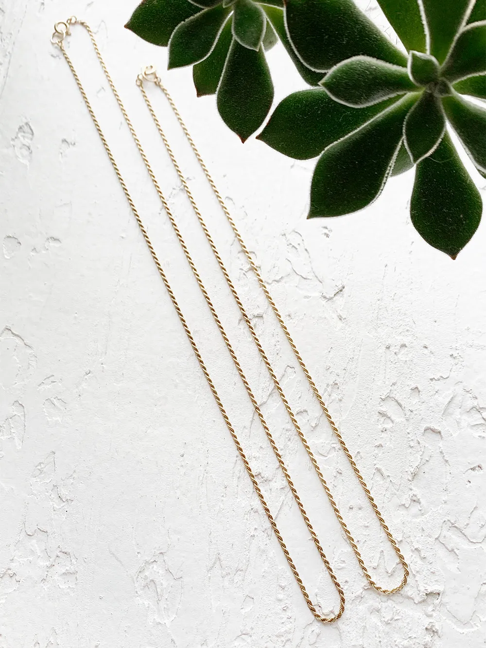 Ada | French Rope Chain Gold Filled Necklace