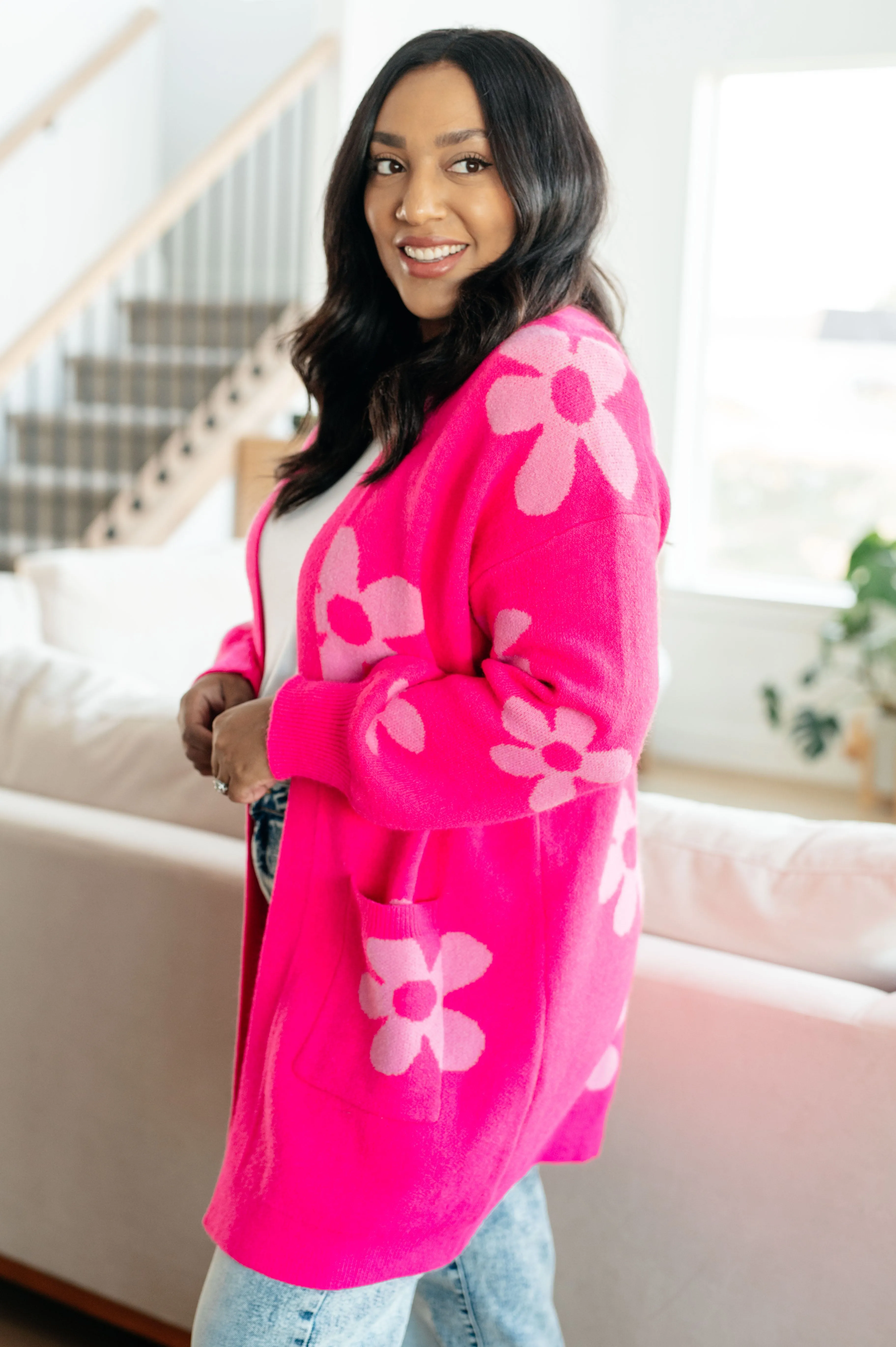 Always Enough Floral Cardigan