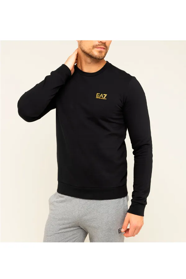 Armani EA7 ID Logo Sweatshirt Gold