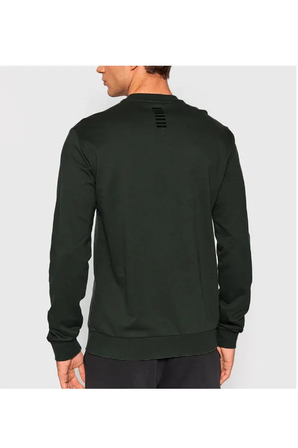 Armani EA7 ID Logo Sweatshirt Green