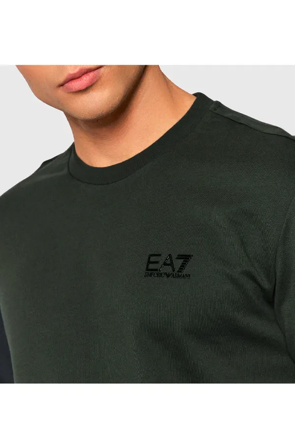 Armani EA7 ID Logo Sweatshirt Green