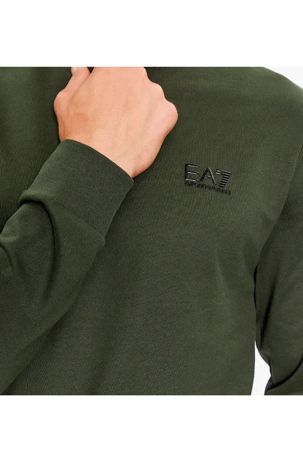 Armani EA7 ID Logo Sweatshirt Olive