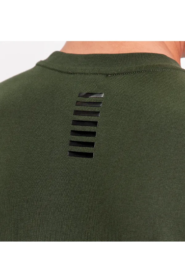 Armani EA7 ID Logo Sweatshirt Olive