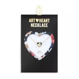 Art Heart Necklace