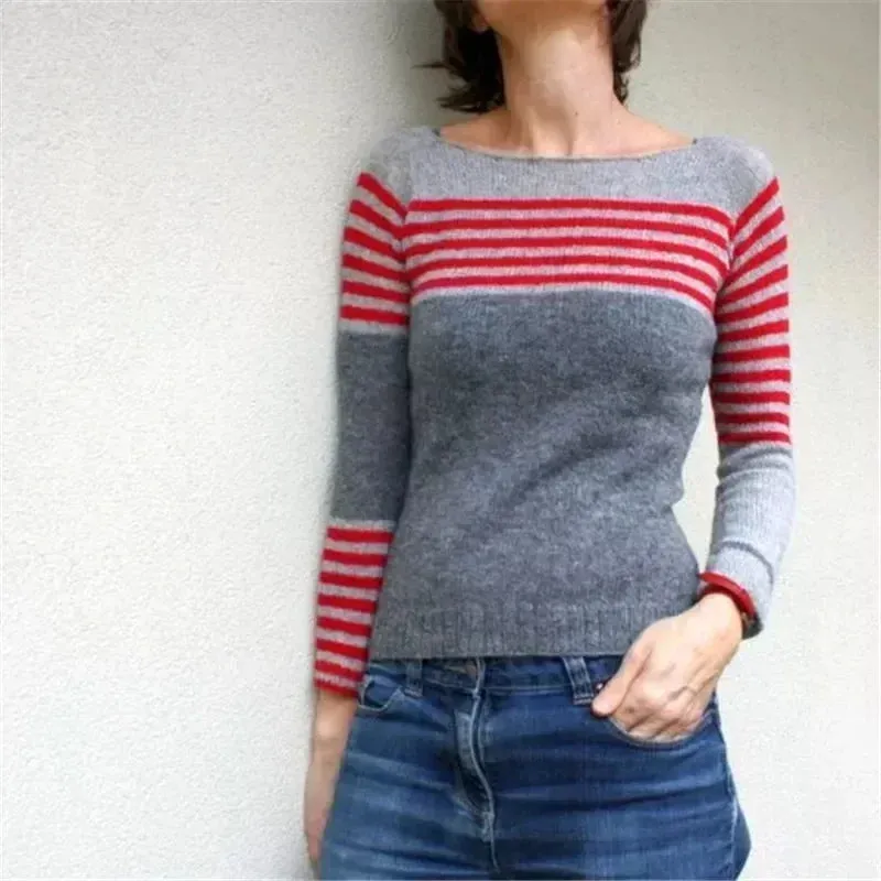 Autumn knitting Oversize Women' Sweater O-neck Long Sleeve Loose Sweaters Female Winter Casual Warm Elegant Lady Clothes