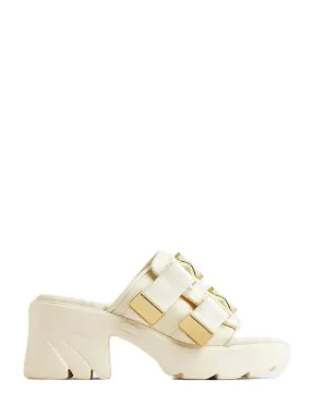 Bottega Veneta Chunky Heeled Sandals