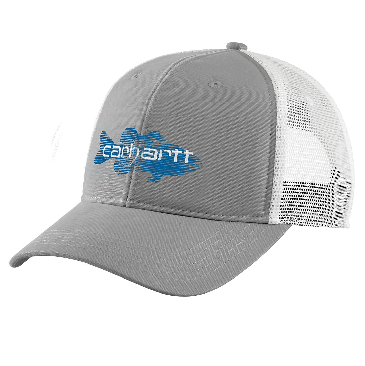 Carhartt Canvas Mesh-Back Fish Graphic Cap