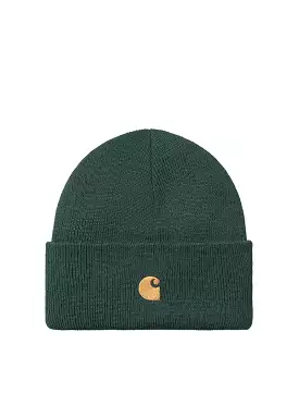 Carhartt WIP Chase Beanie Discovery Green / Gold