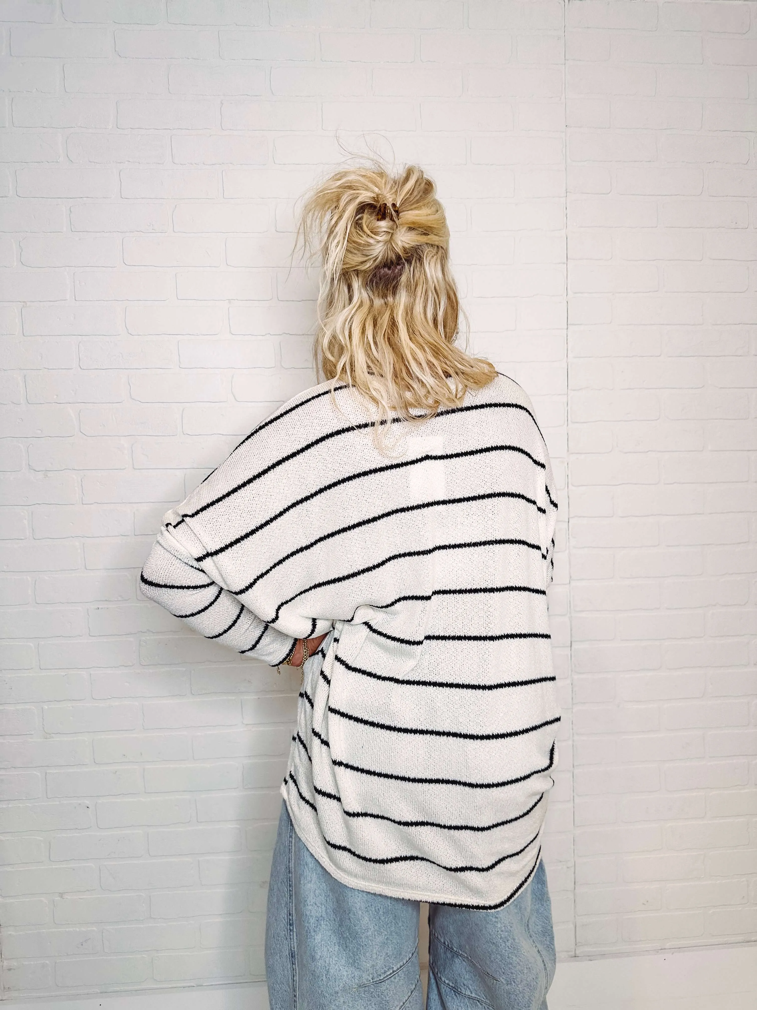 Carpe Diem Striped Top