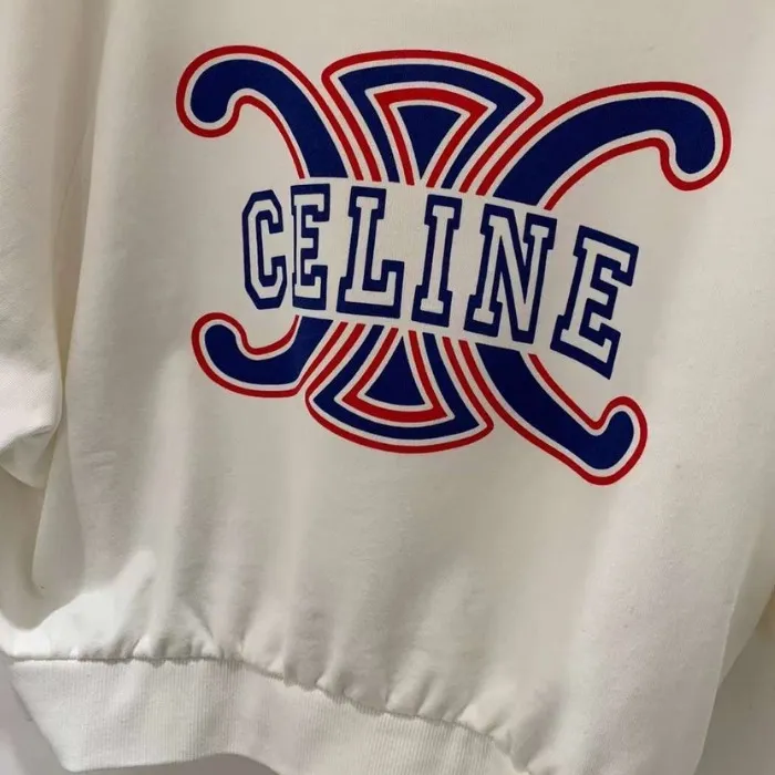 CELINE  |Celine triomphe sweatshirt in cotton fleece