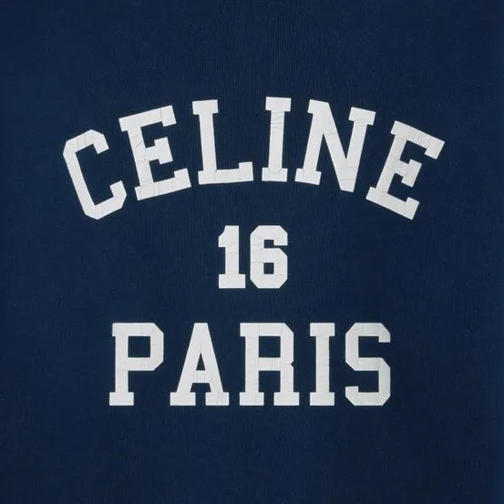 CELINE  |Long Sleeves Cotton Hoodies & Sweatshirts