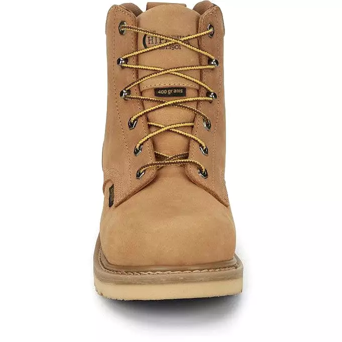 Chippewa Men's Northbound 6 WP 400G Insulated Work Boot -Wheat- NC2501