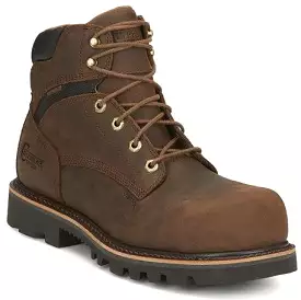 Chippewa Men's Sador 6 Comp Toe WP Lace-Up Work Boot - Tan - 73221