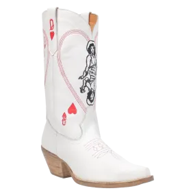 Dingo by Dan Post Queen A Hearts White DI174