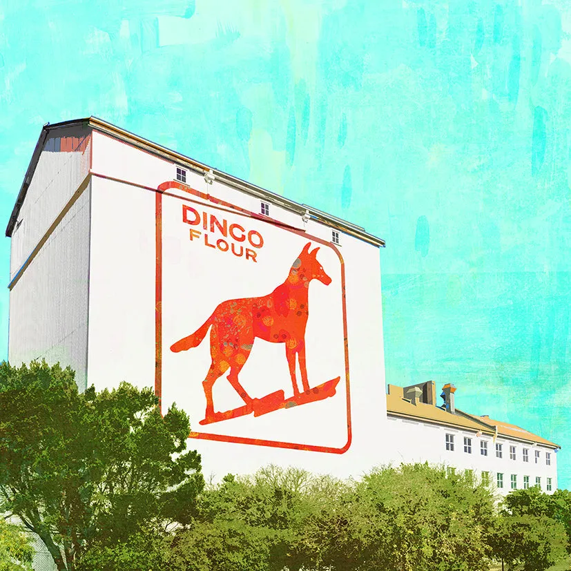 Dingo Flour Sign Art Print