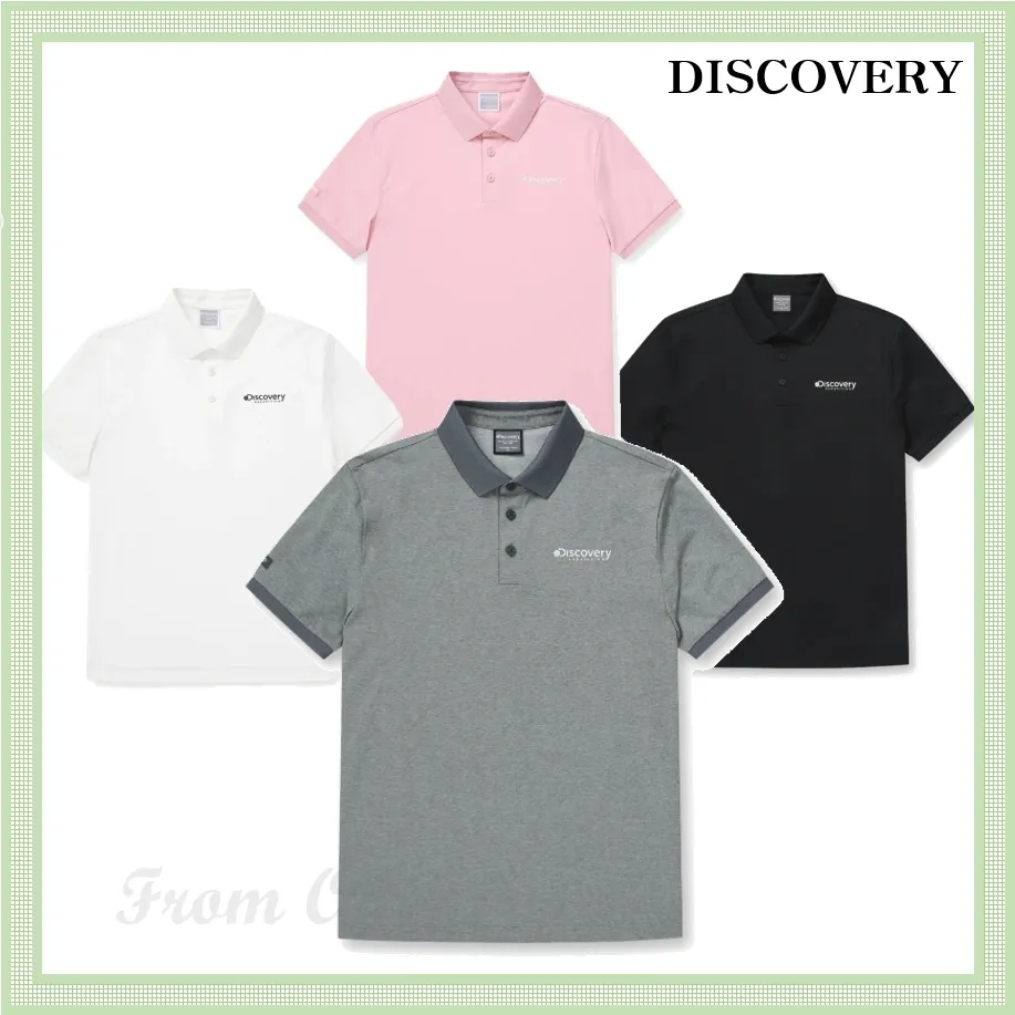 Discovery EXPEDITION  |Street Style Cotton Logo Polos