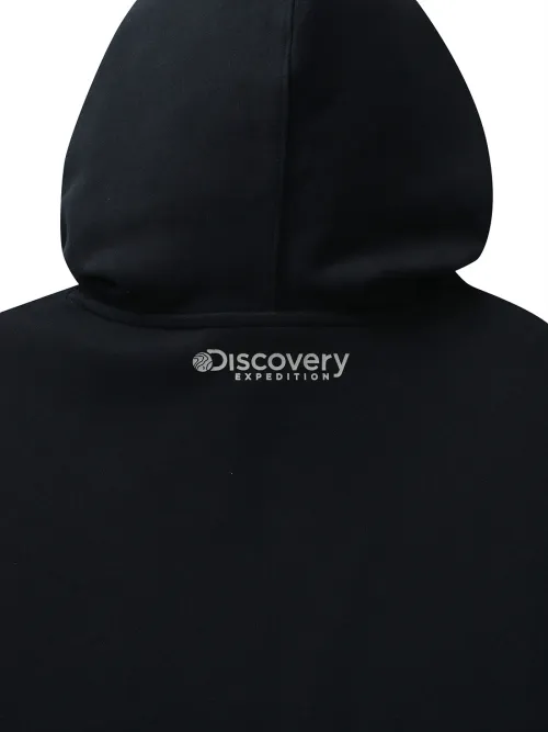 Discovery EXPEDITION  |Unisex Street Style Long Sleeves Plain Logo Hoodies