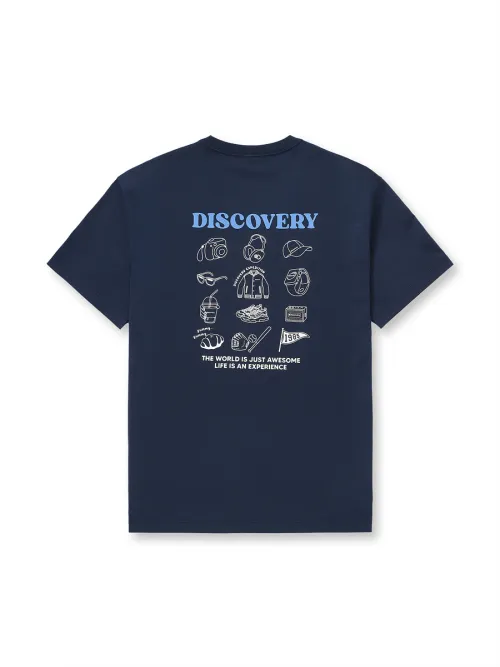 Discovery EXPEDITION  |Unisex Street Style Plain Short Sleeves Logo T-Shirts