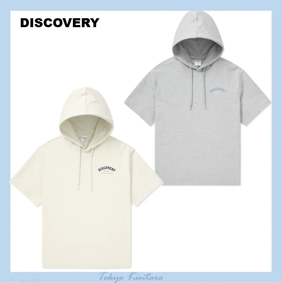 Discovery EXPEDITION  |Unisex Street Style Short Sleeves Logo Hoodies