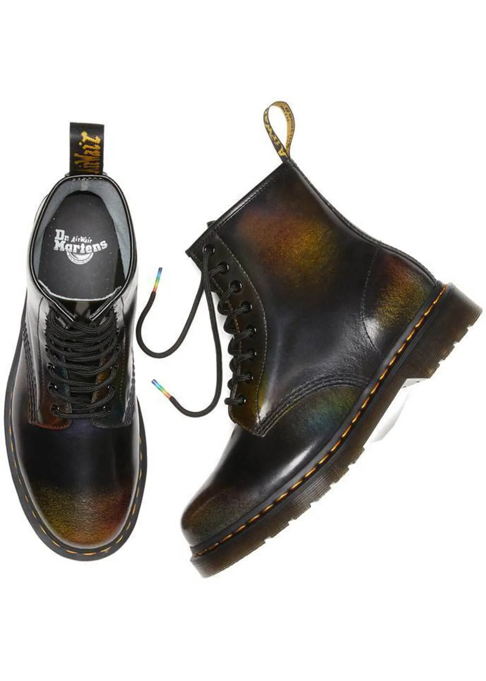 Dr. Martens 1460 For Pride Leather Boots Black Multi