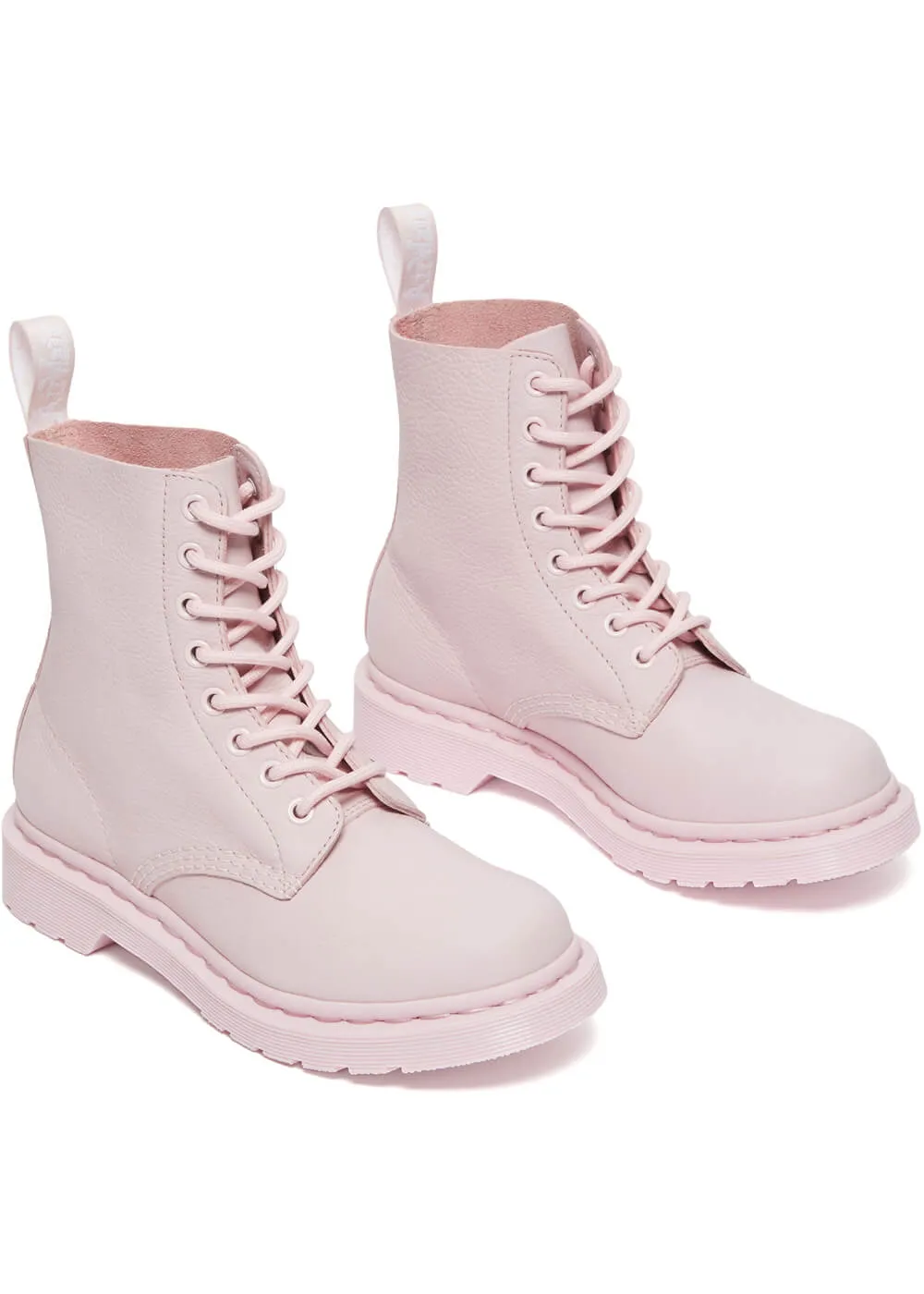 Dr. Martens 1460 Pascal Virginia Soft Leather Boots Chalk Pink