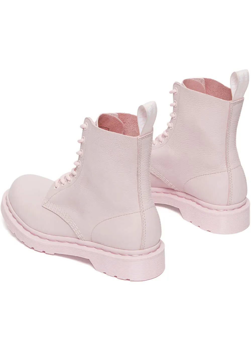 Dr. Martens 1460 Pascal Virginia Soft Leather Boots Chalk Pink