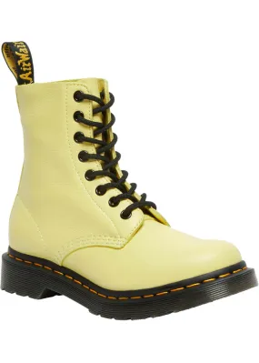 Dr. Martens 1460 Pascal Virginia Soft Leather Boots Lemon Yellow