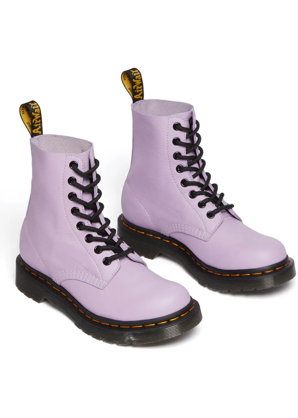 Dr. Martens 1460 Pascal Virginia Soft Leather Boots Lilac