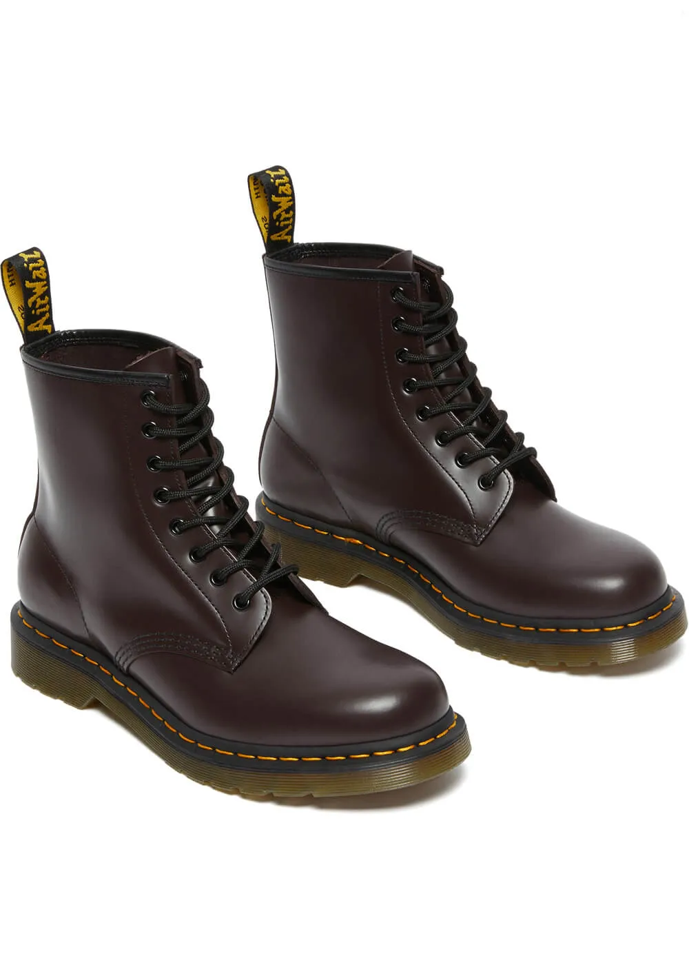 Dr. Martens 1460 Smooth Lace Up Boots Burgundy