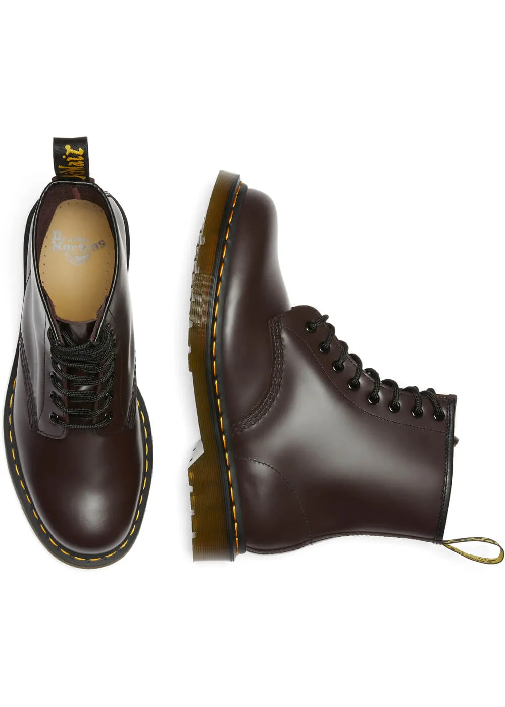 Dr. Martens 1460 Smooth Lace Up Boots Burgundy