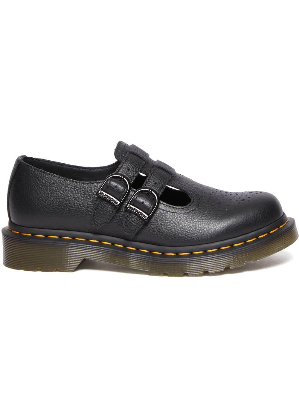 Dr. Martens 8065 Mary Jane Virginia Soft Leather Shoes Black