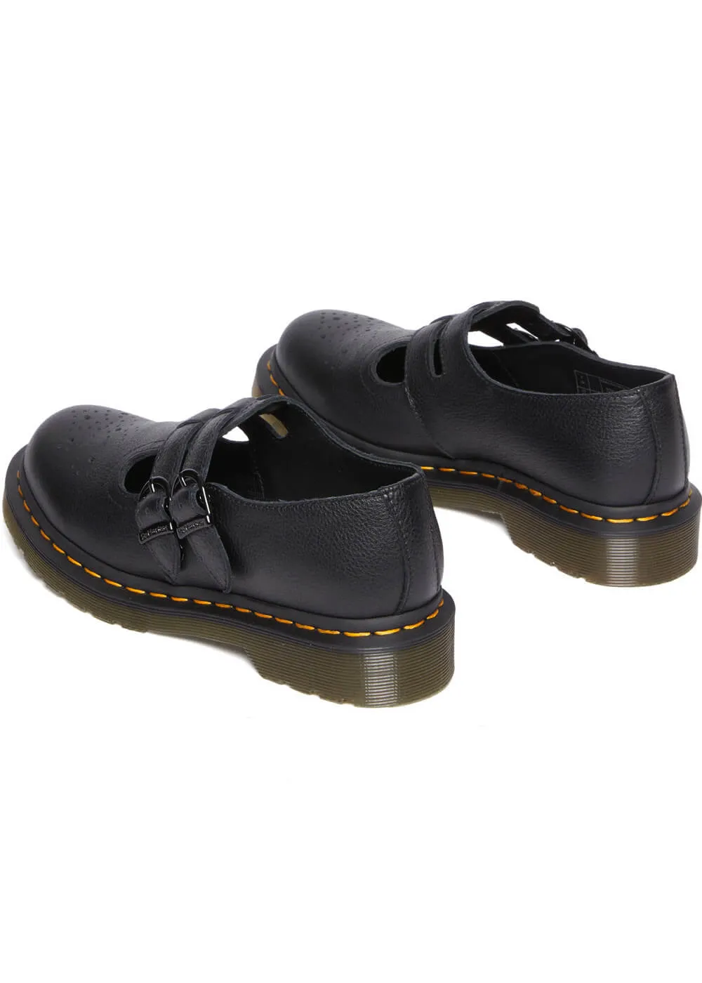 Dr. Martens 8065 Mary Jane Virginia Soft Leather Shoes Black