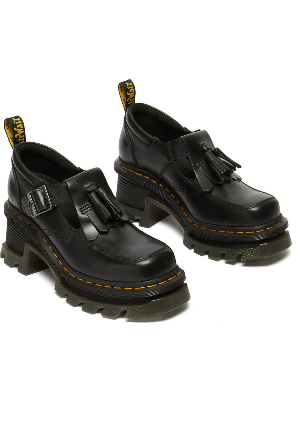 Dr. Martens Corran Atlas Leather Mary Jane Pumps Black