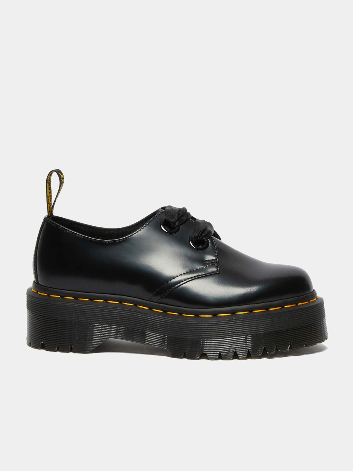 Dr Martens Holly 2 Eye Platfrom - Black Buttero