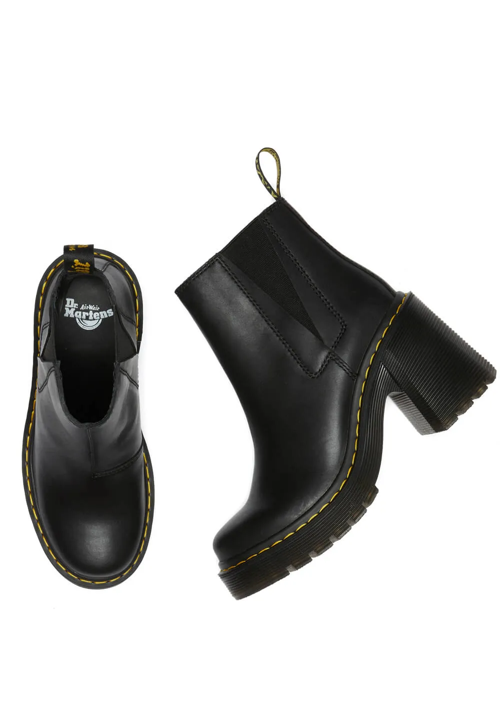 Dr. Martens Spence Chelsea Leather Boots Black