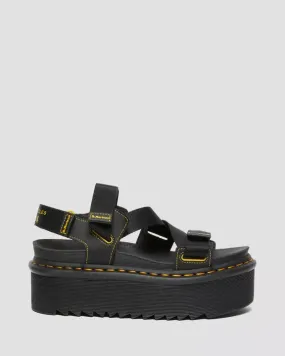 Dr Martens - Women's Kimber Black Hydro Platform Sandals 27351001