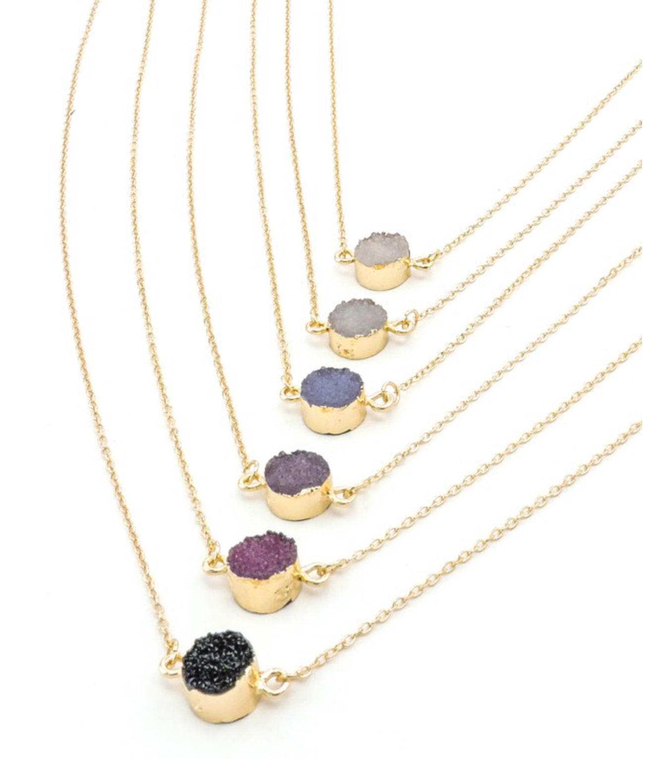 Druzy Dainty Necklace