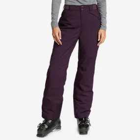 Eddie Bauer Women's Powder Search Insulated Pants - Dark Purple