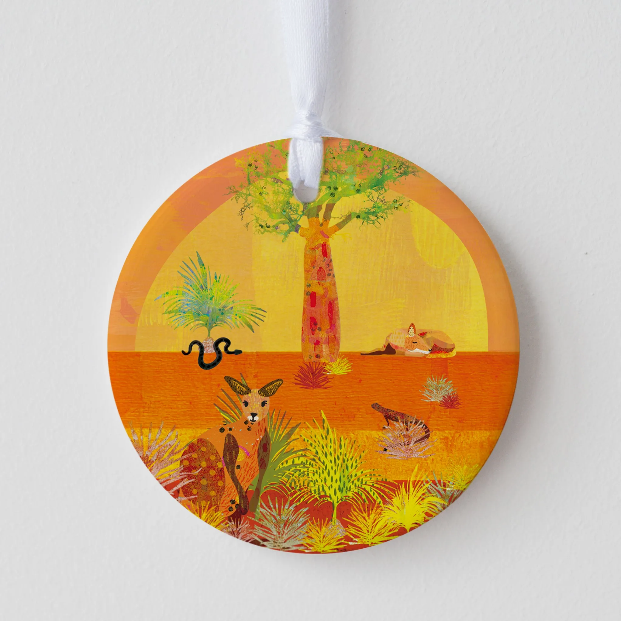 Explore Explore Until There is Nothing More - Ceramic Ornament