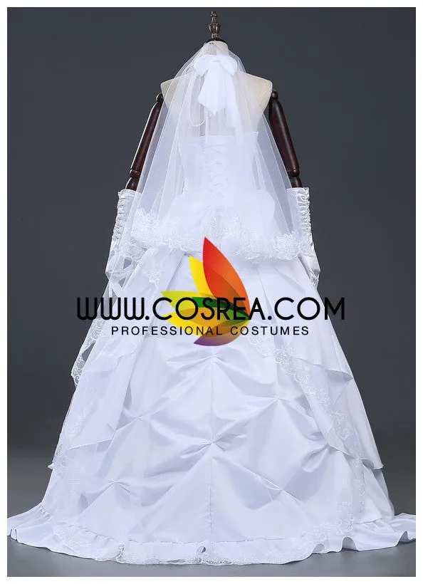 Fate Saber Anniversary Wedding Cosplay Costume