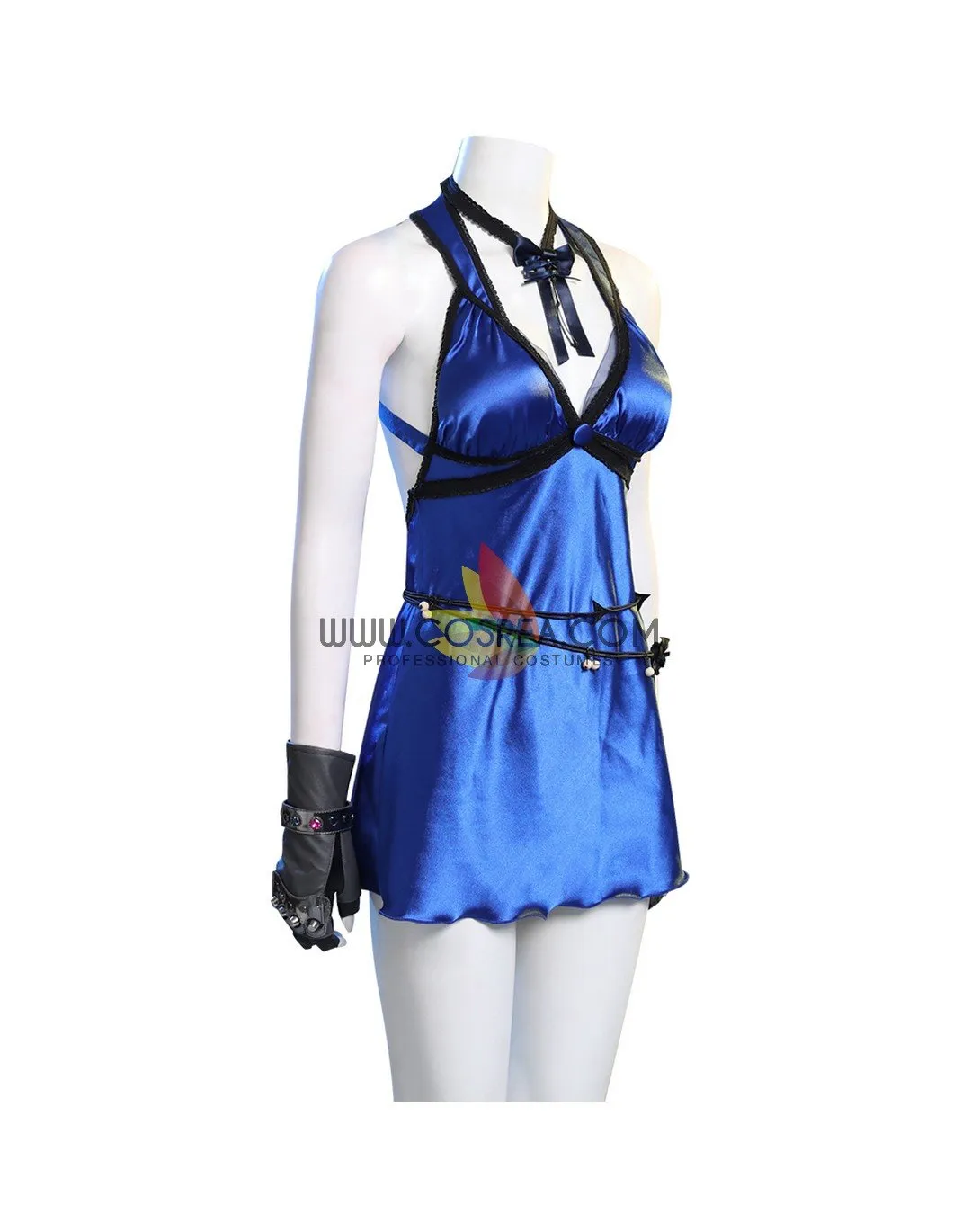 Final Fantasy VII Remake FF7 Remake Tifa HoneyBee Blue Dress Cosplay Costume