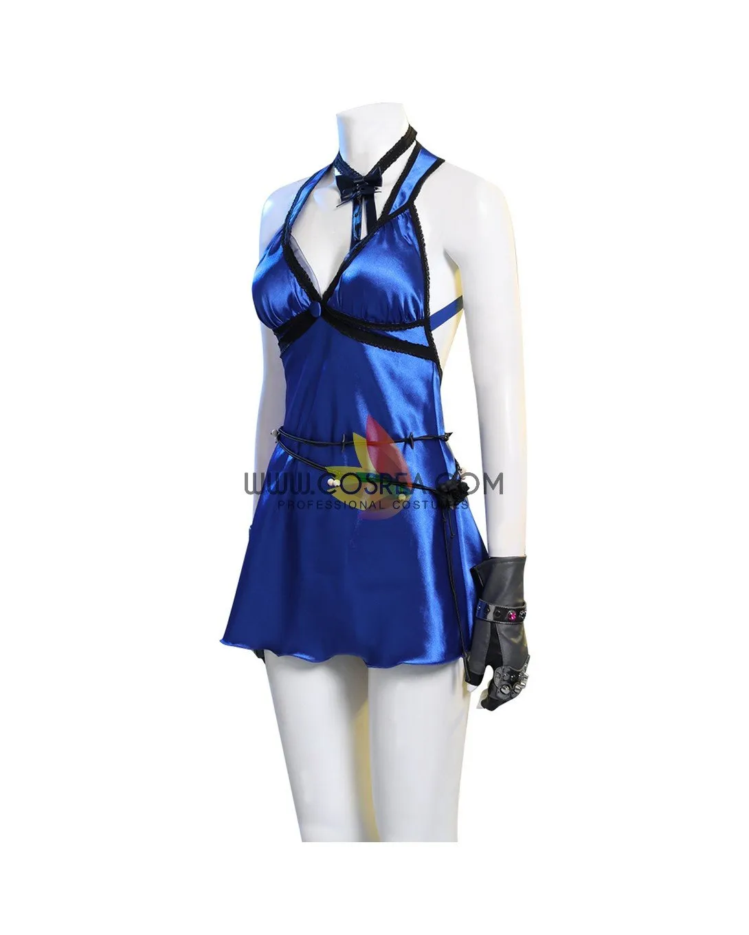 Final Fantasy VII Remake FF7 Remake Tifa HoneyBee Blue Dress Cosplay Costume